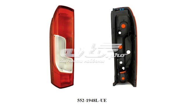 Ліхтар задній лівий Depo/Loro/Abakus 5521948LUE ціна, від 52.07 USD