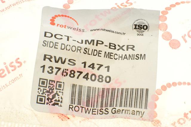 RWS1471 Rotweiss Обмежувач зсувної двері, верхній на кузові