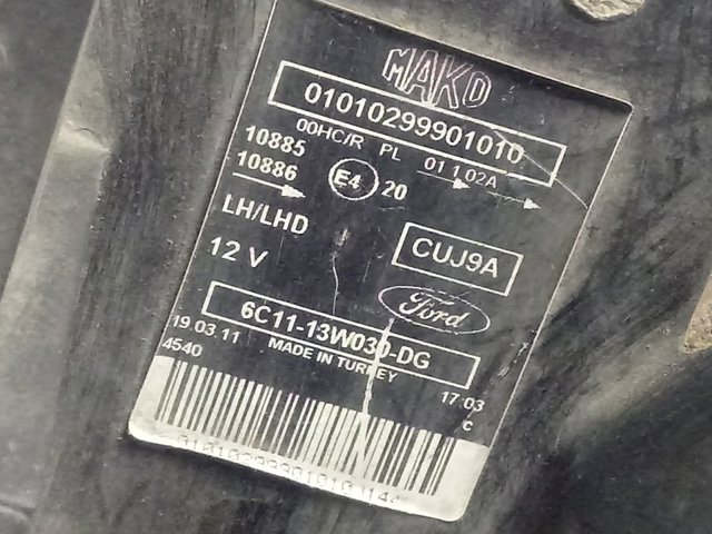 6C1113W030DG Ford Фара дальнього світла в зборі