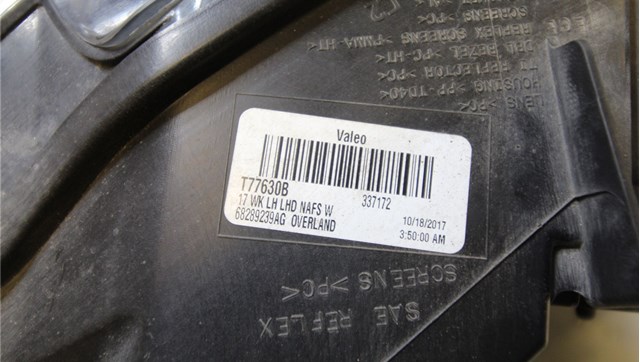  Chrysler 68289239AG