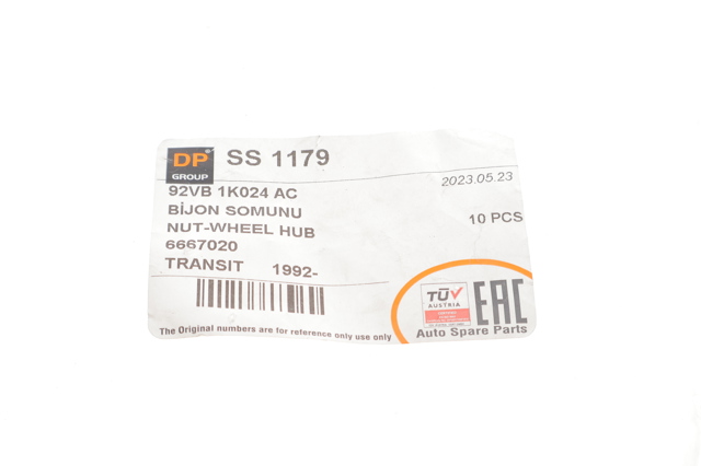 Гайка кріплення колеса DP Group SS1179 ціна, від 1.85 USD