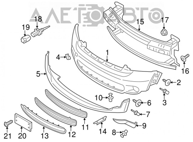 Бампер на авто FPS FP4700901 ціна, від 114.55 USD