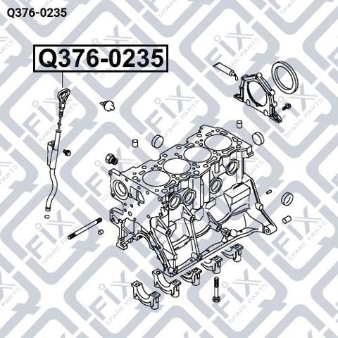 Щуп-індикатор рівня масла в двигуні Q-fix Q3760235 ціна, від 7.17 USD