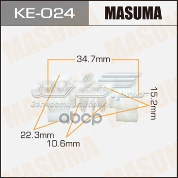 KE024 Masuma Кліпса (пістон) кріплення молдинга двері