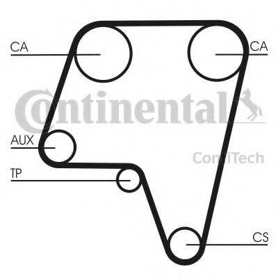 Зубчастий ремінь Continental/Siemens CT819 ціна, від 7.27 USD