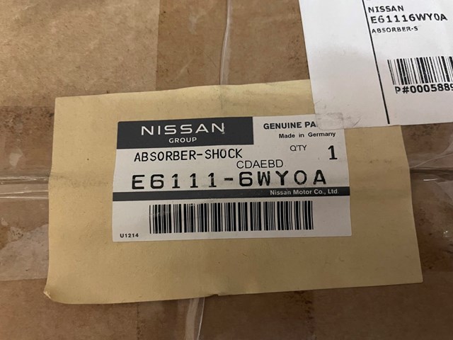  E6A111CF0F Nissan