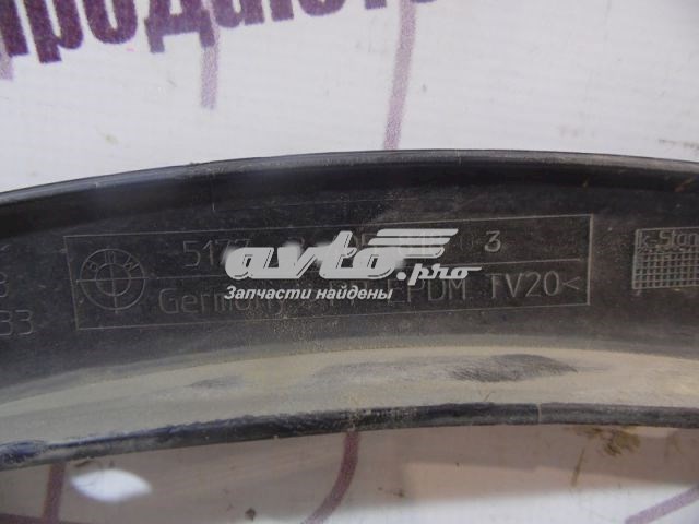 51773405818 BMW Молдинг передньої арки колеса, правий