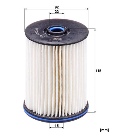 Купити PU100271Z Mann-Filter Фільтр-відстійник палива грубої очистки