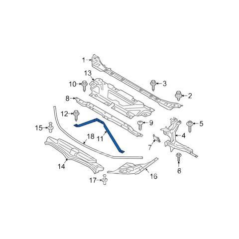 Підсилювач бампера переднього PBM30111A Signeda