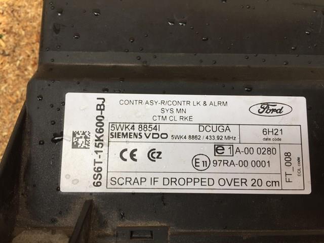  6S6T15K600BJ Ford