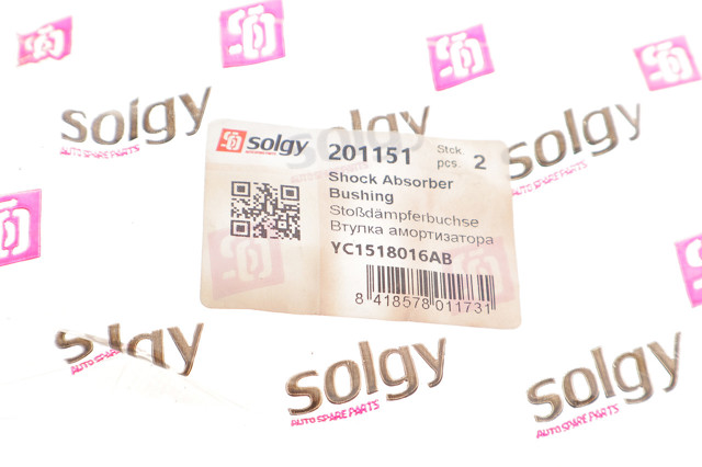 Втулки на задні амортизатори Solgy 201151