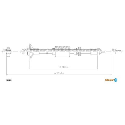 Трос зчеплення 410129 Adriauto