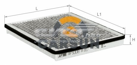 Повітряний фільтр салону Alpha Filter AF5008A