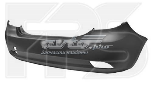 Кожух бампера заднього FPS FP4014951 ціна, від 61.05 USD