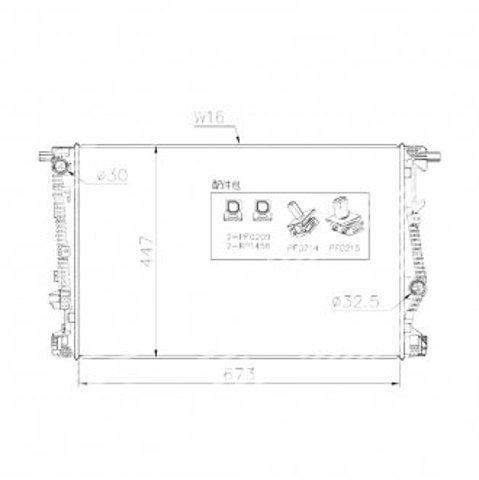 Купити RA37024Q Signeda Радіатор двигуна