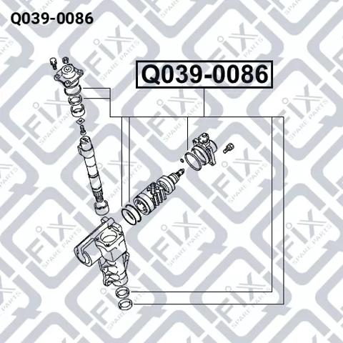 Рульовий механізм в зборі Q-fix Q0390086 ціна, від 19.58 USD