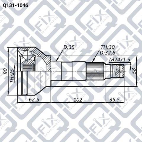 Граната колісна Q-fix Q1311046 ціна, від 28.66 USD