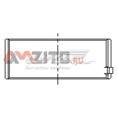 Купити 061HL19078000 Mahle Original Вкладиші колінвала, корінні, комплект, стандарт (STD)