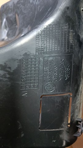 Повітропровід (дефлектор) радіатора, правий BMW 7184158 ціна, від 14.06 USD
