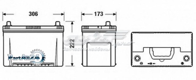 Купити Акумулятор Tudor 95 А/г (TA954)