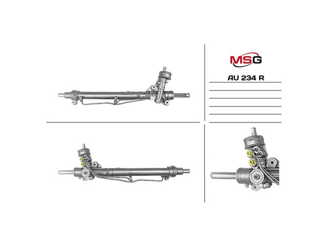 Рейка рульова AU234R MSG