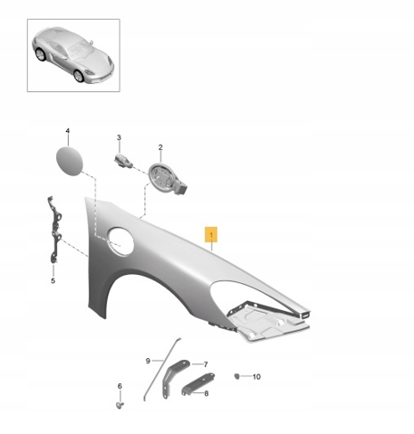 Купити 982821022YGRV Porsche 