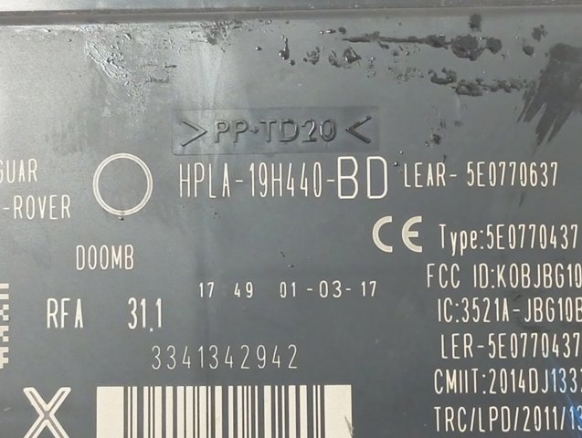  Land Rover HPLA19H440BD ціна, від 114.02 USD