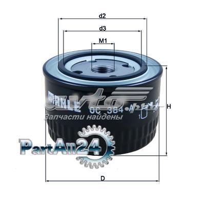 Фільтр масляний Mahle Original OC384A