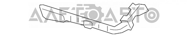 Направляюча заднього бампера, права Toyota 5215733030 ціна, від 16.87 USD