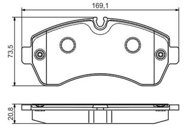 Гальмівні колодки Bosch 986495107 ціна, від 27.62 USD