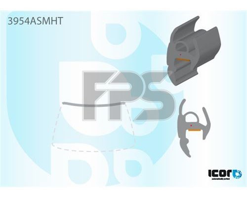 GS3013P111X FPS Молдинг лобового скла, верхній