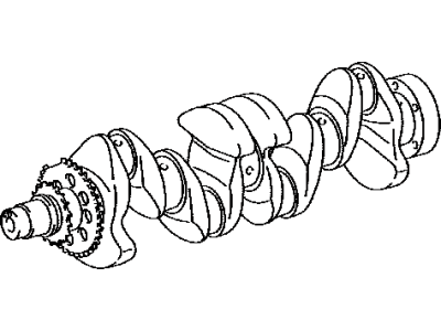 134010V011 Toyota Колінвал двигуна