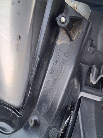 Молдинг заднього бампера, центральний A1678853103 Mercedes
