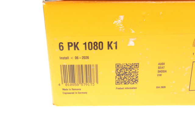 6PK1080K1 Continental/Siemens Ремінь приводний, агрегатів, комплект