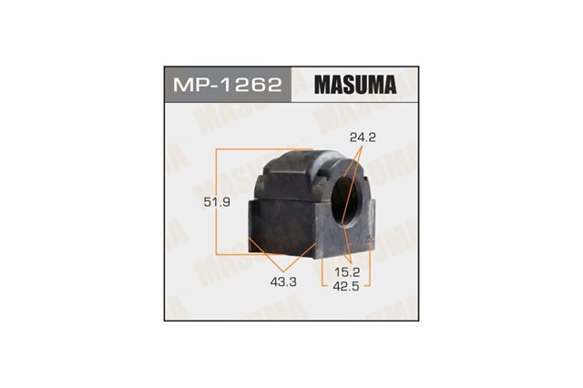 Втулка переднього стабілізатора Masuma MP1262