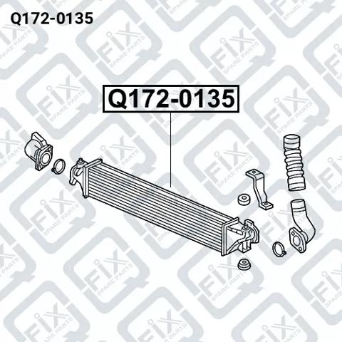 Система охолодження наддувочного повітря Q-fix Q1720135 ціна, від 78.99 USD