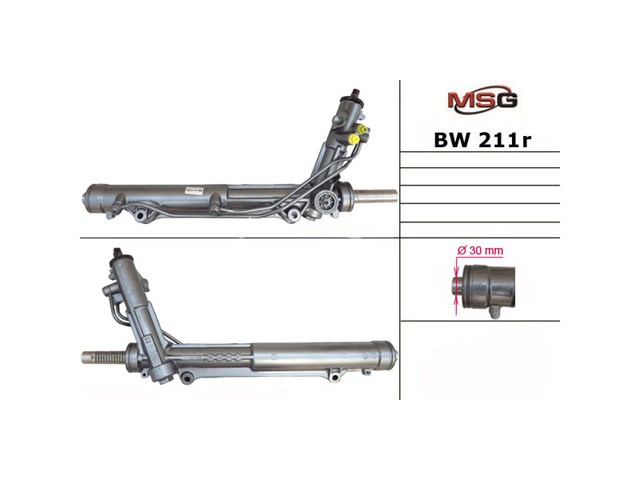 Рульова рейка BW211R MSG Rebuilding
