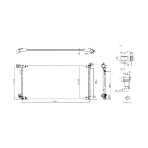 884A002050 Toyota Конденсатор
