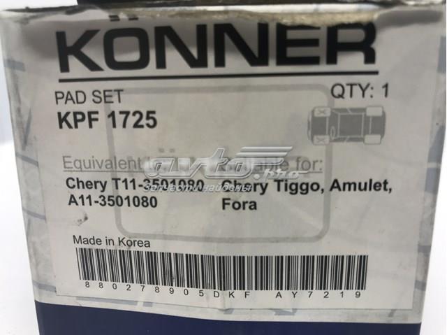 KPF1725 Konner Передні гальмівні колодки