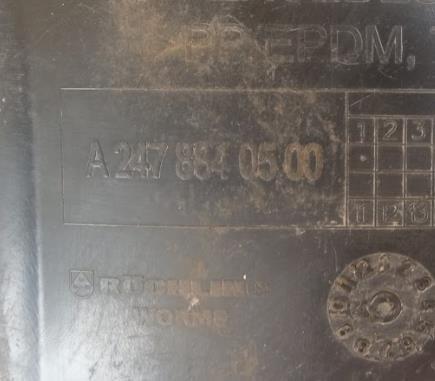 Купити A2478807909 Mercedes Підкрилок переднього крила, лівий задній