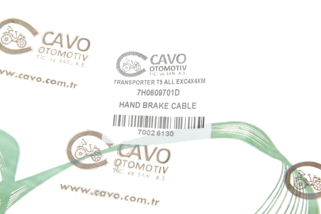Купити 7002613 Cavo Трос ручного гальма задній, правий/лівий
