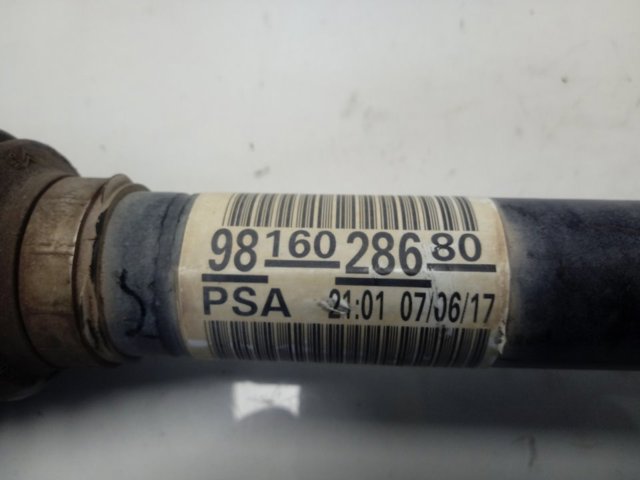 9816028680 Peugeot/Citroen Привід передній правий