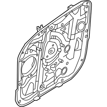 Купити 82471C6000 Hyundai/Kia Механізм стеклопідйомника водійських дверей
