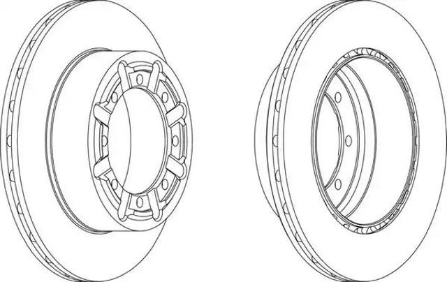Купити FCR340A Ferodo Диск заднього гальма