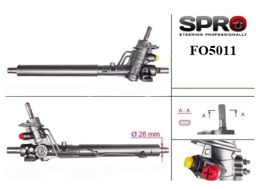 Купити FO211 MSG Рульова рейка