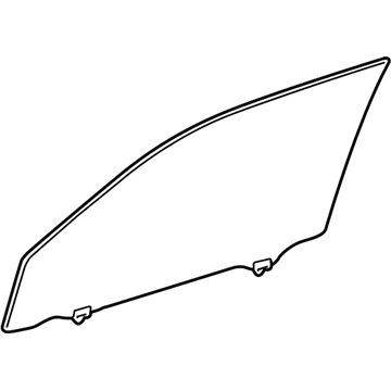 6810160610 Toyota Скло передніх дверей, правих