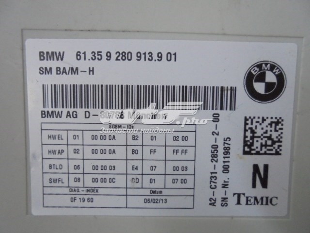 61359280913 BMW 