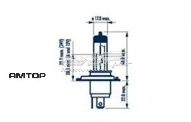 Лампочка галогенова, дальній/ближній Narva 480612100 ціна, від 12.04 USD
