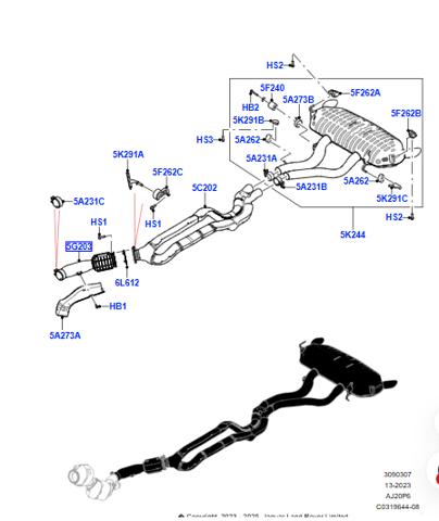 LR176854 Land Rover 
