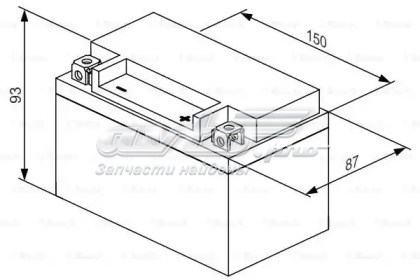 Купити Акумулятор Bosch 4 А/г (0986122623)